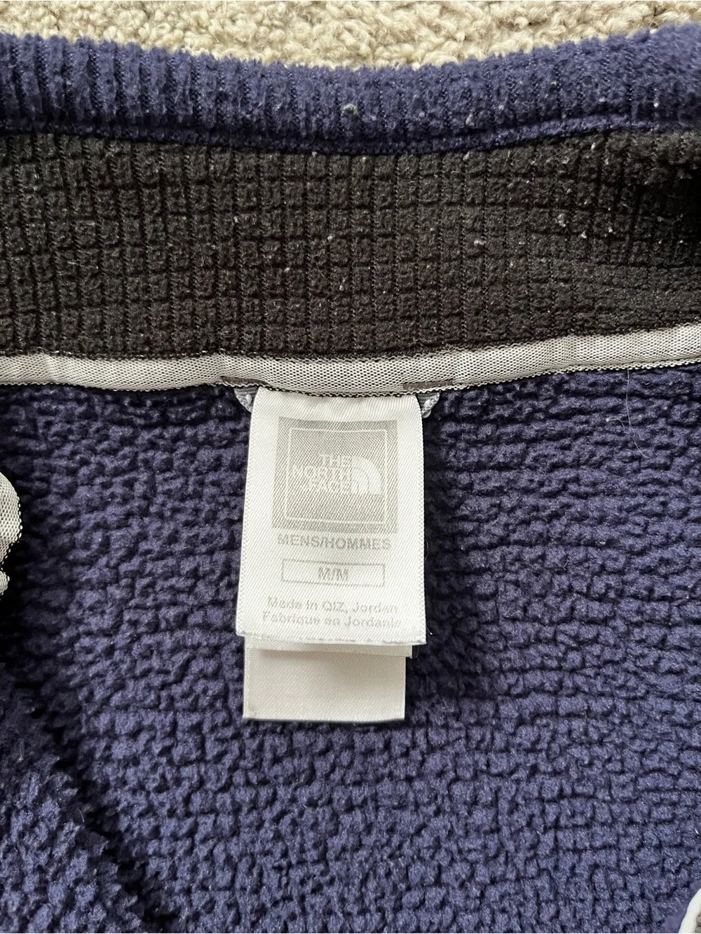 The North Face - Navy Full-Zip Fleece Jacket - Men’s Size M